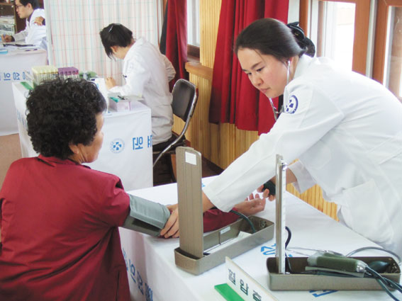 2007년도 장곡면 무료진료 실시